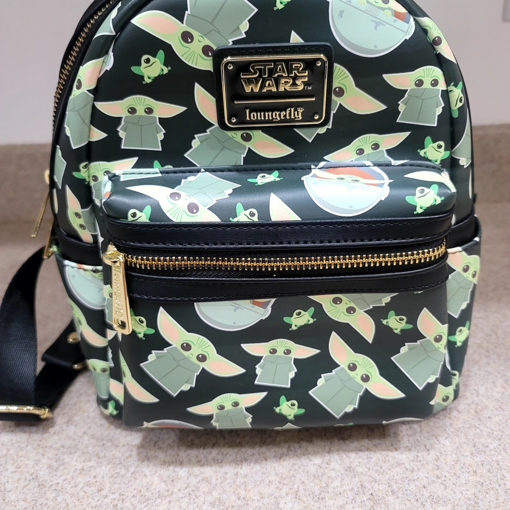 Loungefly Star Wars Mini Backpack and Wallet Set NWT - Picture 11 of 14